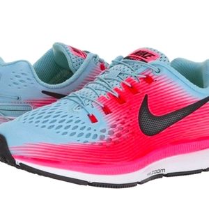 Nike Air max pegasus Flyease blue/pink training sneakers